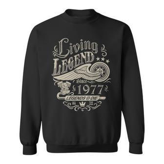 1977 Birthday Living Legend Since 1977 Sweatshirt - Seseable