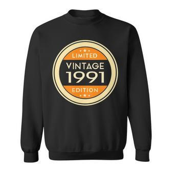 1991 Birthday 1991 Vintage Limited Edition Sweatshirt - Seseable
