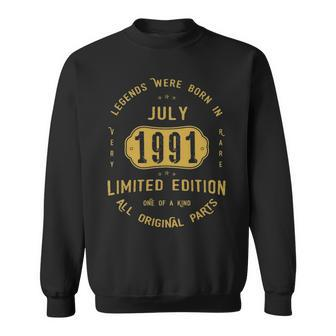 1991 July Birthday Gift 1991 July Limited Edition Sweatshirt - Seseable