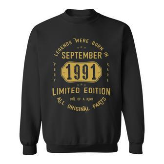 1991 September Birthday Gift 1991 September Limited Edition Sweatshirt - Seseable