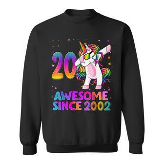 20 Year Old Unicorn Dabbing 20Th Birthday Girl Unicorn Party Sweatshirt | Seseable UK
