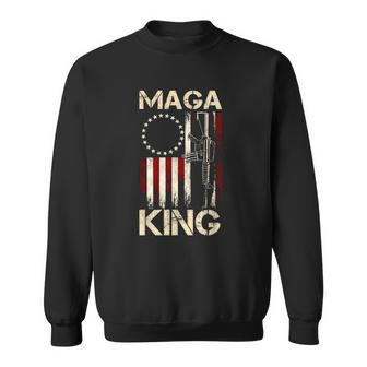 2Nd Amendment Pro Trump Ultra Maga And Proud Of It The Great Maga King Pro Gun Sweatshirt | Mazezy