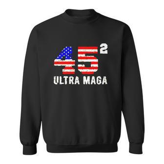 45 Squared Trump Ultra Maga Sweatshirt | Mazezy