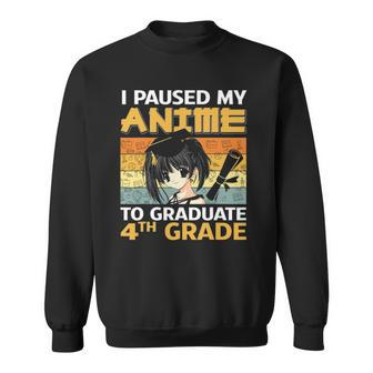 4Th Grade Graduation Anime 2022 Graduate Elementary Girls Sweatshirt | Mazezy
