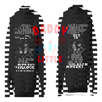 4Th Of July Birthday - Dad Daddy Of The Little Firecracker Sweatshirt | Seseable CA