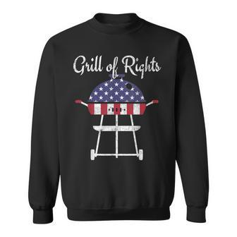 4Th Of July For Dad Men Grandpa Grilling Grill Funny Sweatshirt - Seseable