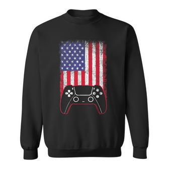 4Th Of July Video Game Gamer Kids Boys Sweatshirt - Seseable