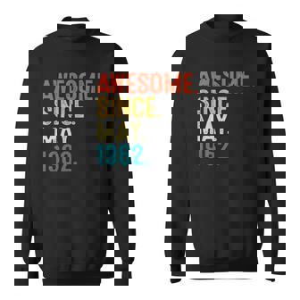 60 Years Old Gifts Awesome Since May 1962 60Th Birthday Gift Sweatshirt | Mazezy