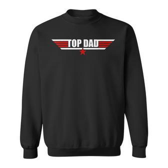 80S Top Dad Fathers Day Gift From Daughter Son Kids Wife Sweatshirt - Seseable
