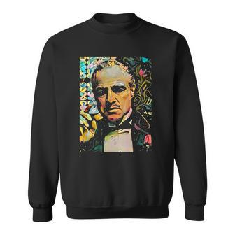 Abstract Of Godfather Classic Sweatshirt | Mazezy
