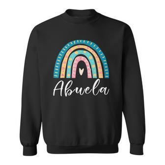 Abuela Rainbow Gifts For Women Family Matching Birthday Sweatshirt | Mazezy