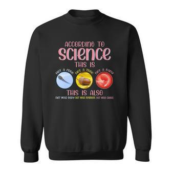 According To Science This Is Pro Choice Reproductive Rights Sweatshirt | Mazezy