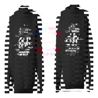 All American Cna Life American Flag Sunflower 4Th Of July Sweatshirt - Thegiftio