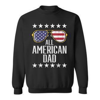 All American Dad 4Th Of July Memorial Day Matching Family Sweatshirt - Seseable