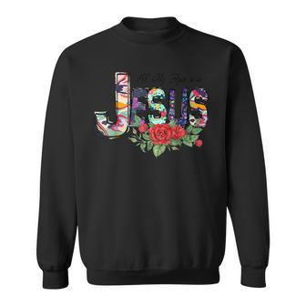 All My-Hope Is In Jesus Religion Love Jesus Christian God Sweatshirt - Thegiftio UK