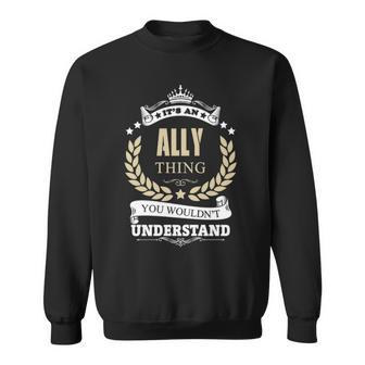 Ally Shirt Personalized Name Gifts T Shirt Name Print T Shirts Shirts With Name Ally  Sweatshirt