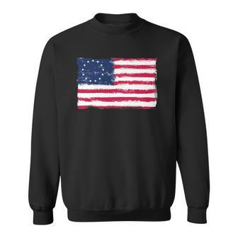 American Flag Betsy Rosswith 13 Stars For Protesters Sweatshirt - Thegiftio UK