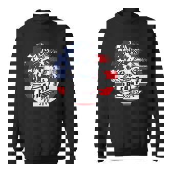 American Flag Braap Motorbike Patriotism Gift Sweatshirt | Seseable UK