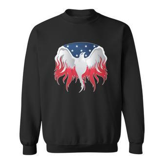 American Flag Eagle Usa Illustration Sweatshirt | Mazezy