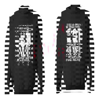American Flag I Only Fear 2 Things God And My Wife You Are Neither New 2022 Gift Sweatshirt - Thegiftio UK