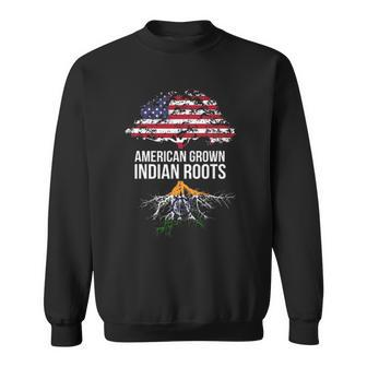 American Grown With Indian Roots - India Tee Sweatshirt | Mazezy