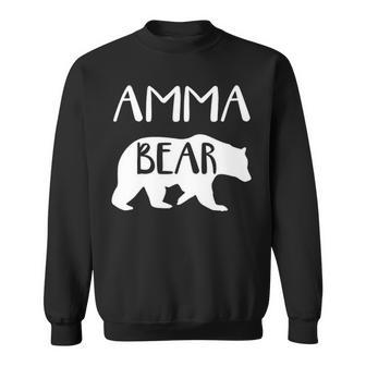 Amma Grandma Gift Amma Bear Sweatshirt - Seseable