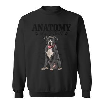 Anatomy Of A Pitbull Dog Funny Cute Pitbull Mom Pitbull Dad Sweatshirt - Thegiftio UK