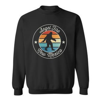 Angel Fire New Mexico Nm Sasquatch Souvenir Graphic Sweatshirt - Thegiftio UK