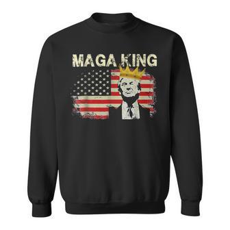 Anti Joe Biden Ultra Maga The Return Of The Great Maga King V2 Sweatshirt | Favorety DE