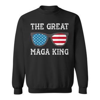 Anti Joe Biden Ultra Maga The Return Of The Great Maga King V3 Sweatshirt | Favorety AU