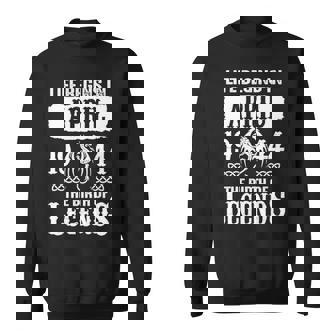 April 1944 Birthday Life Begins In April 1944 Sweatshirt | Seseable CA
