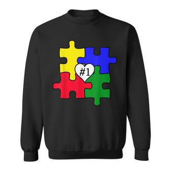 Autism Awareness Number 1 Sweatshirt - Thegiftio UK