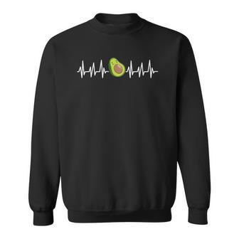 Avocado Organic Vegetable Veganism Vegetarian Sweatshirt | Mazezy