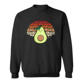 Avocado Yoga Pose Meditation Vegan Gift Meditation Sweatshirt | Mazezy