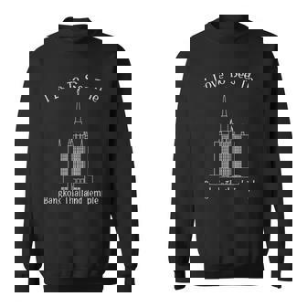 Bangkok Thailand Temple I Love To See My Temple Happy Sweatshirt | Mazezy