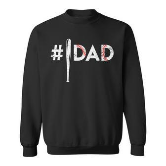 Baseball Bat Dad Fathers Day Baseball Bat Sweatshirt - Thegiftio UK