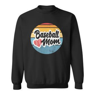 Baseball Mom Vintage Retro - Gift For Mother Sweatshirt | Mazezy