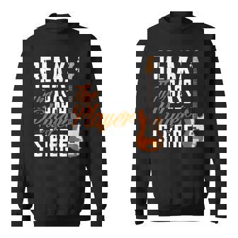 Bass Player Guitarist Funny Saying Bass Guitar Sweatshirt - Thegiftio