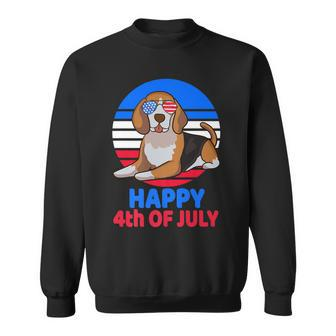 Beagle 4Th Of July For Beagle Lover Beagle Mom Dad July 4Th Sweatshirt - Seseable