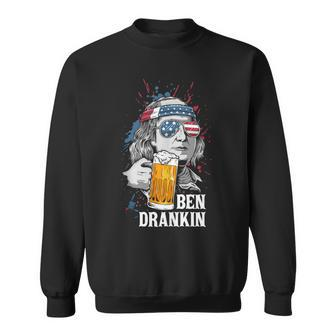 Ben Drankin Funny 4Th Of July Sarcastic Sweatshirt - Seseable