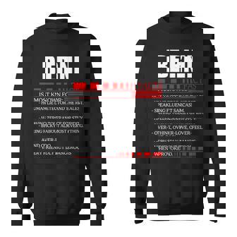 Berni Fact Fact T Shirt Berni Shirt For Berni Fact Sweatshirt | Seseable UK