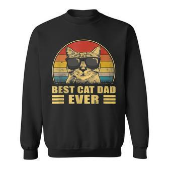 Best Cat Dad Ever Bump Fit Fathers Day Gift Daddy For Men Sweatshirt | Mazezy