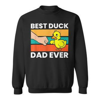Best Duck Dad Ever Funny Duck Papa Sweatshirt - Monsterry