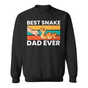 Best Snake Dad Ever Funny Snake Sweatshirt - Seseable
