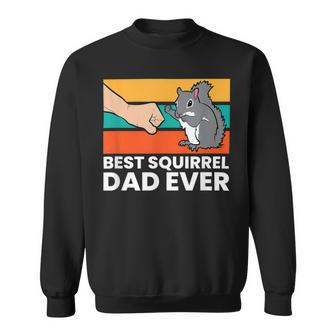Best Squirrel Dad Ever Vintage Squirrel Sweatshirt - Seseable