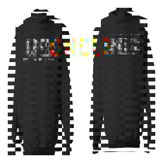 Birthday Brick Builder Funny Blocks Master Builder Uncle Sweatshirt | Seseable UK