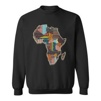Black History African Tribal Pattern Sweatshirt - Thegiftio UK