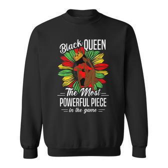 Black Queen The Most Powerful Piece In The Game African V2 Sweatshirt - Thegiftio UK
