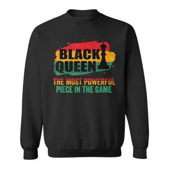 Black Queen The Most Powerful Piece In The Game Junenth Sweatshirt - Thegiftio UK