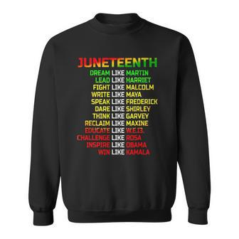 Black Women Freeish Since 1865 Party Decorations Juneteenth Sweatshirt - Thegiftio UK
